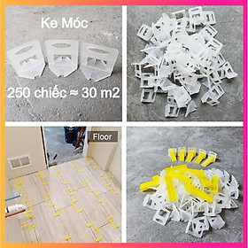 Mua  Lát tầm 30m2  250 Ke Móc Lát Gạch - Ke Cân Bằng - Nhựa PP Nguyên Sinh - Các Cỡ Mạch 1mm - 1.5mm - 2mm