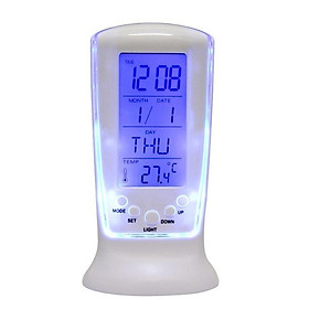 Led Digital Clock Electronic Alarm Clock Table Desk Clock Thermometer Snooze Clock With Music