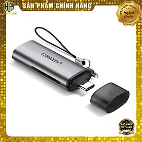 Mua Đầu đọc thẻ nhớ SD/TF Ugreen 50704 chuẩn USB Type C cao cấp - Hàng Chính Hãng