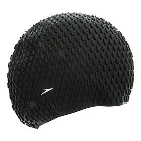Nón Bơi Speedo Acc Cap 8709290001 Bubble Cap Black 270519 (Size One Size)