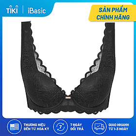 Áo ngực có gọng cup T-shirt full ren iBasic BO18-1