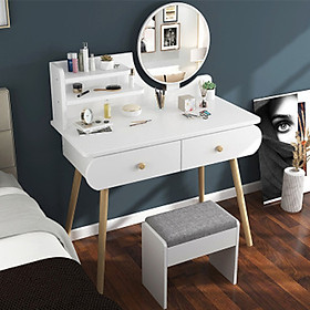 Mua Bàn phấn trang điểm kèm gương cao cấp - Màu sắc đẹp - Giao màu ngẫu nhiên