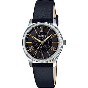 Đồng hồ Casio Nữ - dây da - LTP-E164L-1ADF