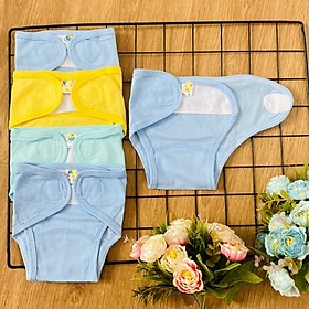 Set 5 Tã vải sơ sinh cotton THT-FR GGY cho bé trai, bé gái Size 1,2