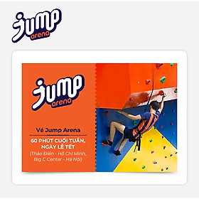 Jump Arena - Vé Jump Arena 60’ Cuối Tuần, Ngày Lễ Tết (áp dụng tại JA Thảo Điền, JA Big C)