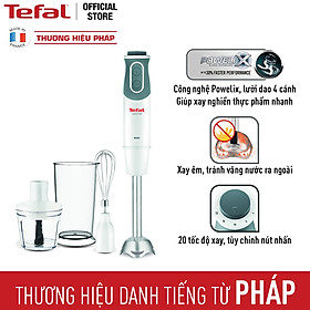 Máy xay sinh tố cầm tay Tefal HB643138 - Trắng, 800W - Hàng chính hãng