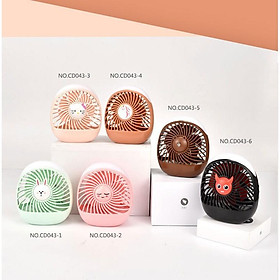 Mua Quạt Mini Pin Sạc Để Bàn Có Đèn Tiện Lợi