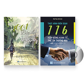 Combo 2 sách: 1001 Bức thư viết cho tương lai + 116 HỢP ĐỒNG KINH TẾ & THƯ TÍN THƯƠNG MẠI + DVD quà tặng