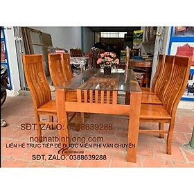 Mua bộ bàn ghế ăn - Đồ gỗ Bình Long 0388639288