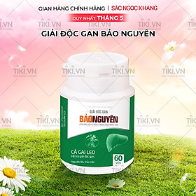 Thực phẩm bảo vệ sức khỏe Viên uống giải độc gan Bảo Nguyên 60 viên [Sắc Ngọc Khang Official]