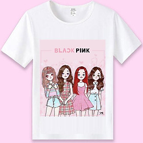 Áo phông Blackpink Chibi Blink tặng sticker Blackpink