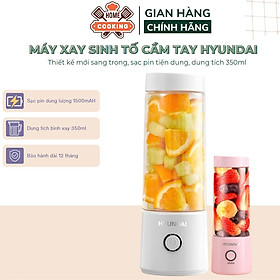 Mua Máy xay sinh tố  máy say sinh tố mini sạc tích điện HYUNDAI dung tích 350ml  dung lượng pin 1500Mah  bảo hành 12 tháng