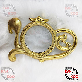 Mua Đồng hồ treo tường- để bàn hình chữ LỘC xi vàng BẢO HÀNH 2 năm