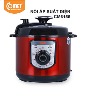 Hình ảnh Nồi áp suất điện nắp rời 6L Comet CM6156 - Hàng chính hãng