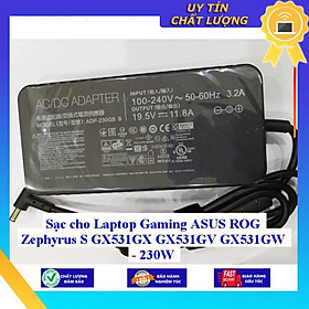 Sạc cho Laptop Gaming ASUS ROG Zephyrus S GX531GX GX531GV GX531GW - 230W - Hàng Nhập Khẩu New Seal