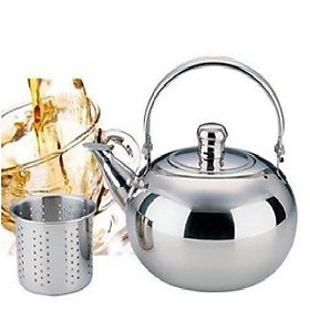 Mua Bình đun trà cà phê inox- có phễu lọc