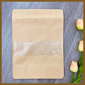 Mua 1kg Túi zip giấy Kraft 22x30  15x22 và 12x19cm đáy đứng có cửa sổ bền  chắc