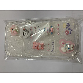 Ốp lưng Iphone chống sốc Gookluck đính gấu cute dành cho Iphone 11  Phone 11 Pro  Iphone 11 Pro Max  Iphone 12  Iphone 12 Pro  Iphone 12 Pro Max  Iphone 13  Iphone 13 Pro  IPhone 