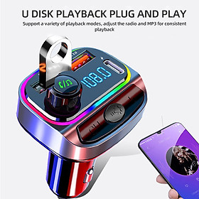 Mua Tẩu sạc ô tô cao cấp   kết hợp máy nghe nhạc  Bluetooth