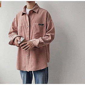 Áo Sơ Mi Nhung TĂM Unisex Form Rộng - Áo Sơ Mi Nam Nữ phong cách Ulzzang Hàn Quốc dáng rộng Áo Sơ Mi Nhung Tăm Unisex Form Rộng - Áo Sơ Mi Nam Nữ Phong Cách Ulzzang Hàn Quốc Dáng Rộng