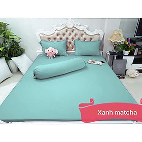 Bộ Drap Thun Lạnh Hàn Quốc { 4 món } inbox chọn màu