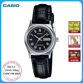 Đồng hồ nữ dây da Casio LTP-V006L-1BUDF