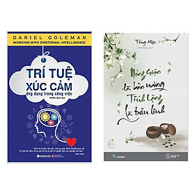 Combo 2 Cuốn Sách Kỹ Năng Sống Hay: Trí Tuệ Xúc Cảm Ứng Dụng Trong Công Việc (Tái Bản 2019) + Nóng Giận Là Bản Năng , Tĩnh Lặng Là Bản Lĩnh / Sách Tư Duy - Kỹ Năng Sống Để Thành Công Trong Cuộc Sống (Tặng Bookmark Happy Life)