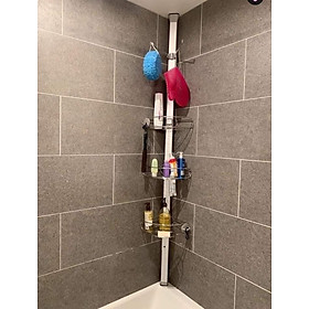 Giá treo dụng cụ nhà tắm loại chống sàn & trần Simplehuman Hàng chính hãng