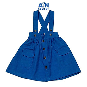 Váy yếm bé gái Xanh denim cotton - AICDBGTOMBE4 - AIN Closet