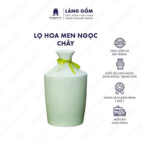 Mua Bình hoa  lọ hoa Gốm sứ Bát Tràng cao cấp Men ngọc chây dùng làm quà tặng  trang trí - Làng Gốm Bát Tràng
