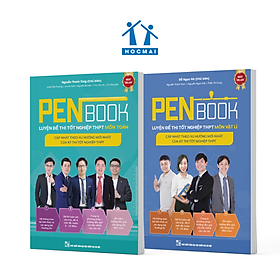 Combo 2 cuốn PENBOOK - Luyện đề thi Tốt nghiệp THPT - Bộ 2 môn Toán, Lí