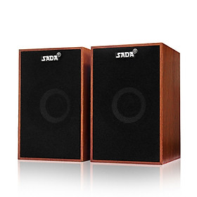 Loa Nghe Nhạc Gỗ Dành Cho Máy Tính Cổng USB Sada V-160