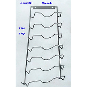 Kệ máng nắp nồi, xoang bằng inox 304 cao cấp dùng trọn đời không gỉ sét