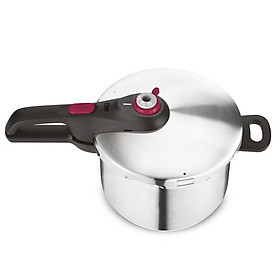 Nồi áp suất cơ inox Tefal Secure 5 Neo 6L - P2530750, dùng cho mọi loại bếp - Hàng chính hãng