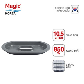 Máy hấp thực phẩm đa năng 03 tầng Magic Korea A61 (10.5 lít) - Hàng Chính Hãng