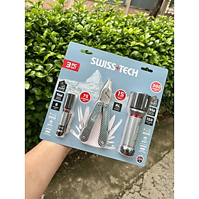 Mua Bộ dụng cụ đa năng SWISS+TECH ST001256 : 15 trong 1  2 đèn pin siêu sáng  đồng hành mọi lúc mọi nơi