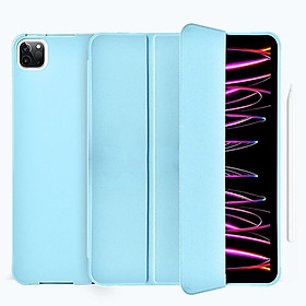 Bao da gập siêu mỏng nhẹ cho IPad Gen 9 /10 2022 , Pro 11 inch M4 , Air 4 / 5 / 6 M2 2024 hiệu WIWU Classic Case - Hàng chính hãng