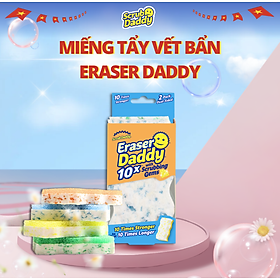 Miếng Chà Tẩy Eraser Daddy Với Các Tinh Thể Chà Rửa Kính, Tường...
