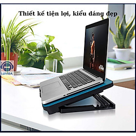 Đế tản nhiệt laptop N99 2 quạt đế nâng - Hàng nhập khẩu ĐẾ TẢN NHIỆT LAPTOP - LUCKY