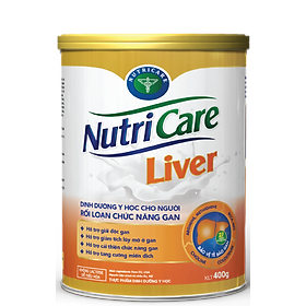 Sữa bột Nutricare Liver dinh dưỡng y học chuyên biệt cải thiện chức năng gan (400g)