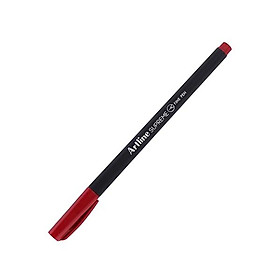Bút Lông Kim Artline Supreme (0.4mm) - Đỏ Đậm