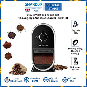 Máy xay hạt cà phê cao cấp thương hiệu Shardor CG815B - Hàng Nhập Khẩu