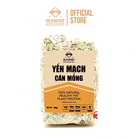 Yến mạch nguyên hạt cán mỏng DK Harvset nhập khẩu ÚC - Thích hợp cho bé ăn dặm từ 6 tháng tuổi - Túi 500g