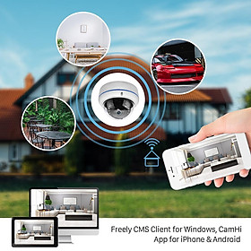 Outdoor WiFi IP IR Camera 1080P HD Dome Security PTZ Night Vision Camera