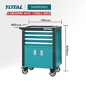 TỦ KÉO ĐỰNG CÔNG CỤ 4 NGĂN TOTAL THRC01041 - HÀNG CHÍNH HÃNG