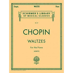 Ảnh bìa Sách - Waltzes for the Piano by Frederic Chopin (US edition, paperback)