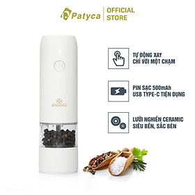 Máy Xay Tiêu Tự Động Bằng Điện Benchusch Màu Trắng/ Đen/ Xanh/ Đỏ