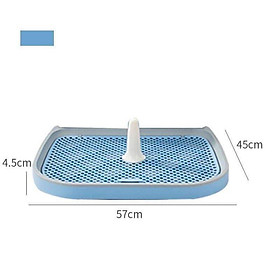 Khay Vệ Sinh Khay Đi Vệ Sinh Đúng Chỗ Có Cọc Và Tường Chắn Cho Chó Mèo Size Lớn Hàng Cao Cấp- Giao màu ngẫu nhiên