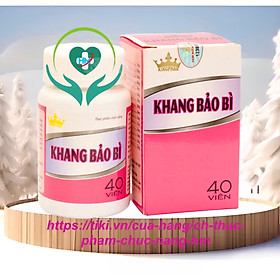 Viên uống Khang bảo bì Kingphar, hộp 40v, dùng cho các trường hợp viêm da, dị ứng, mề đay