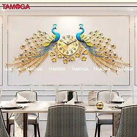 Mua Đồng hồ tường decor trang trí công mạ hiện đại TAMOGA MIVINSI 686